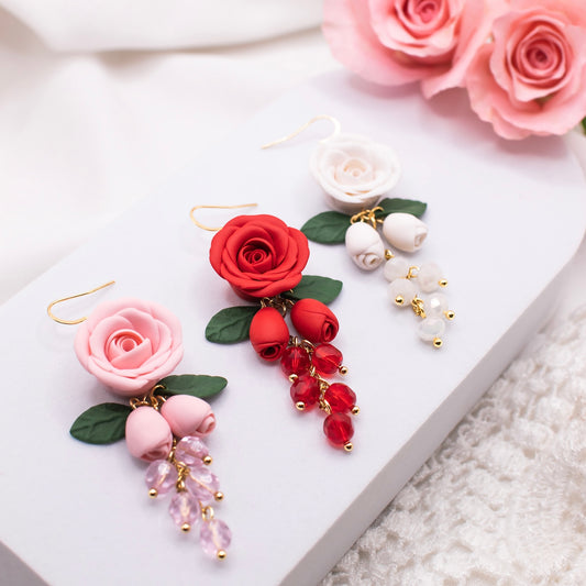 Melody-korvakorut, punainen