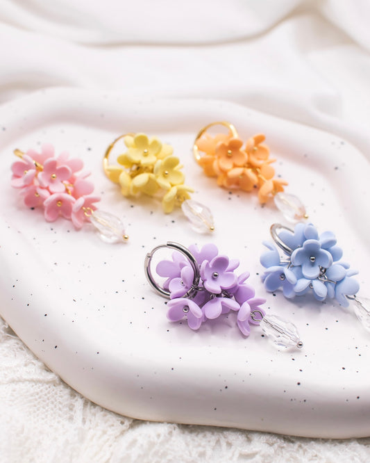 Selena-korvakorut, laventeli