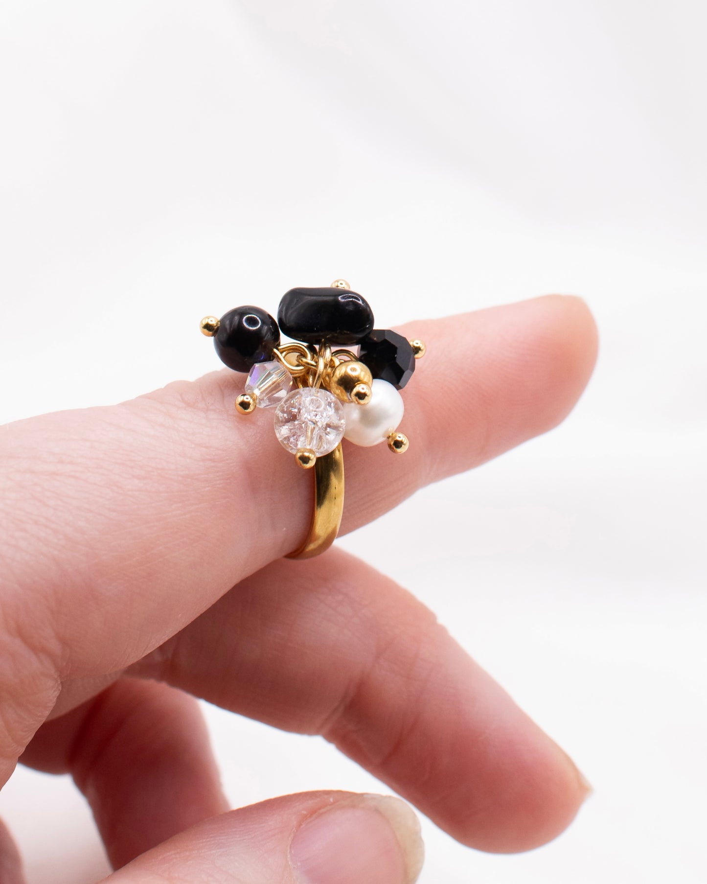 Grace-sormus, vihreä aventuriini