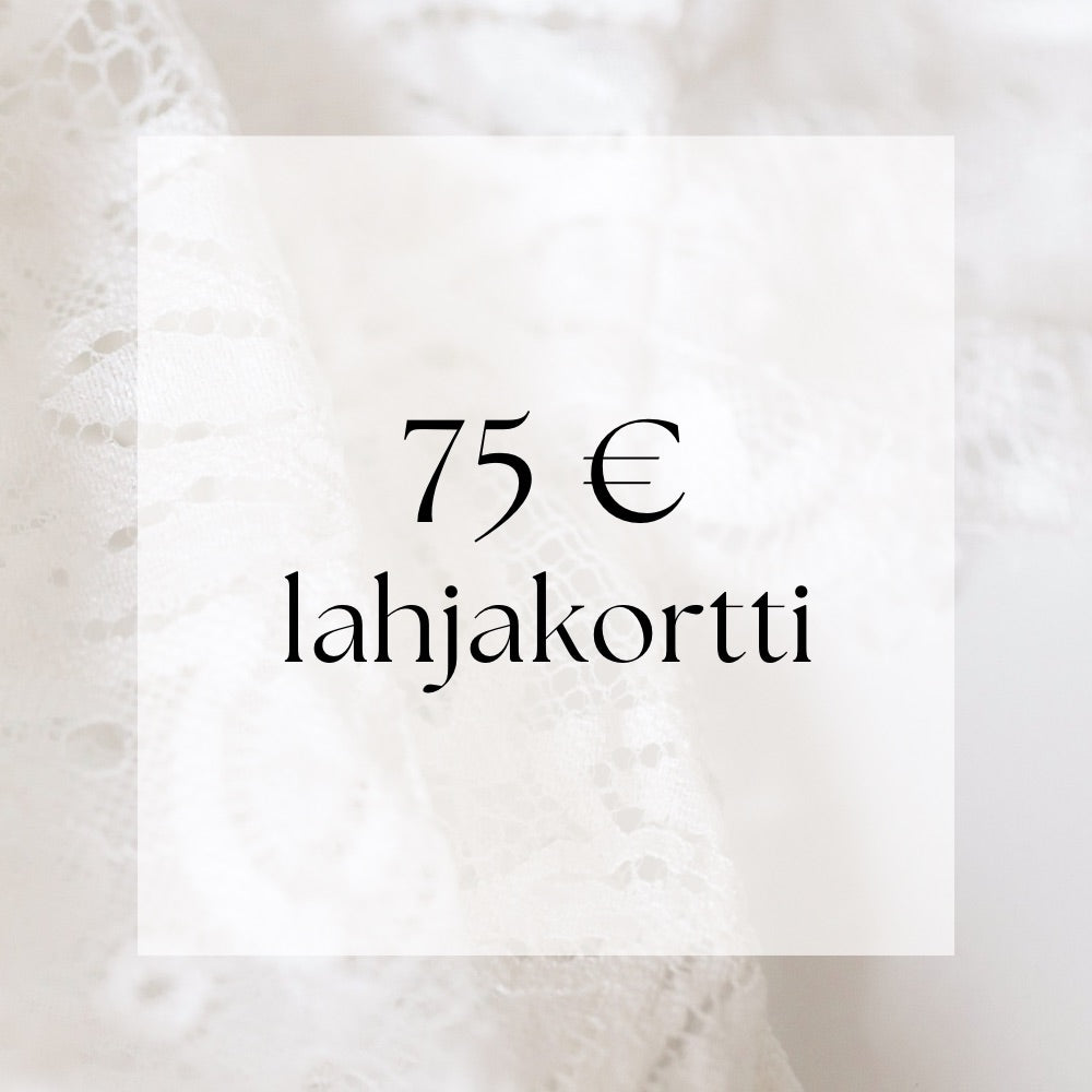 Lahjakortti 75 €