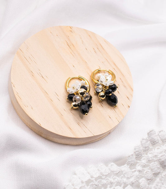 Celine-korvakorut, musta