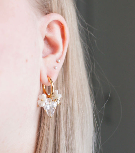 Celine-korvakorut, violetti