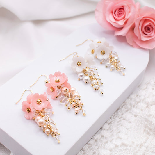 Cherry-korvakorut, roosa