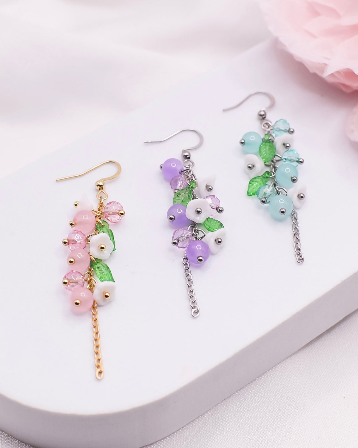 Jade-korvakorut, liila