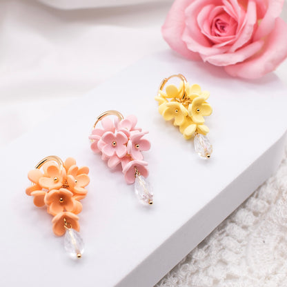 Selena-korvakorut, vaaleankeltainen