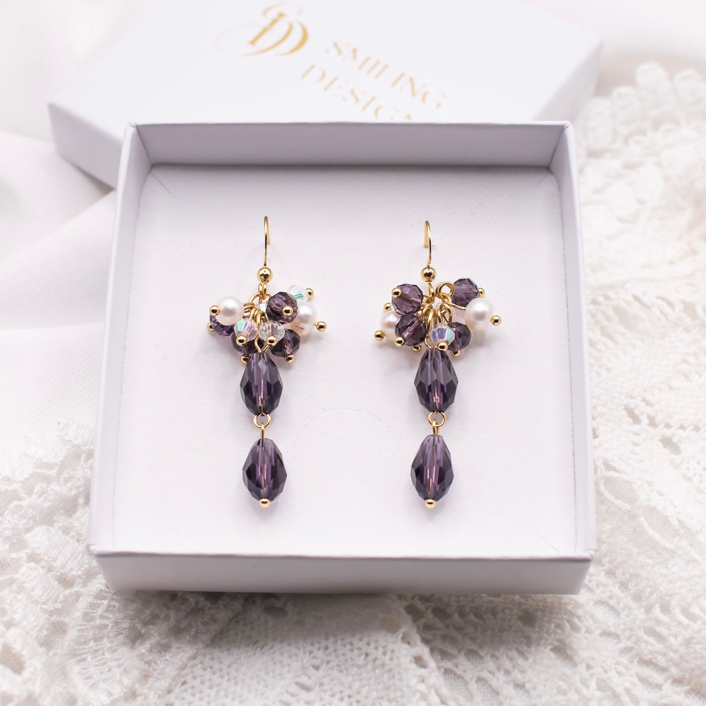 Bea-korvakorut, violetti