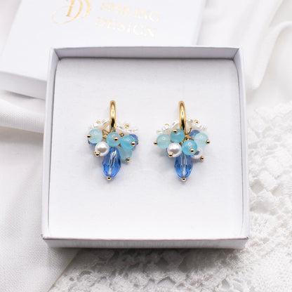 Celine-korvakorut, sininen