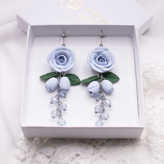 Melody-korvakorut, vaaleansininen