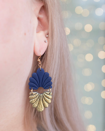 Madeline-korvakorut, viininpunainen