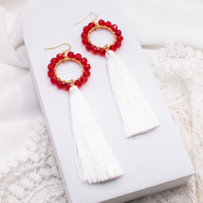 Belle-korvakorut, punainen