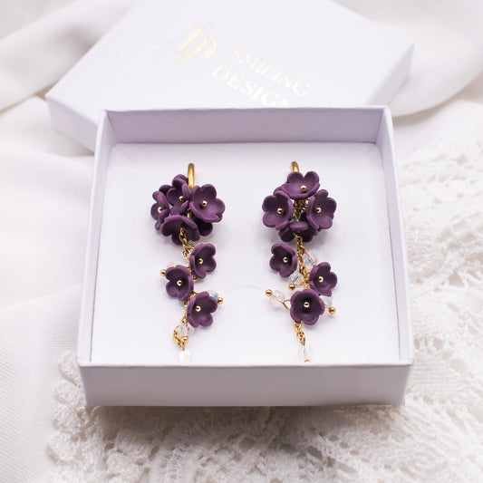 Liliana-korvakorut, violetti