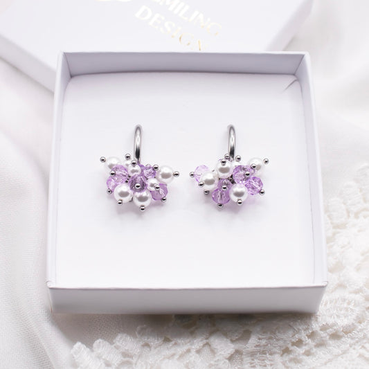 Nina-korvakorut, liila