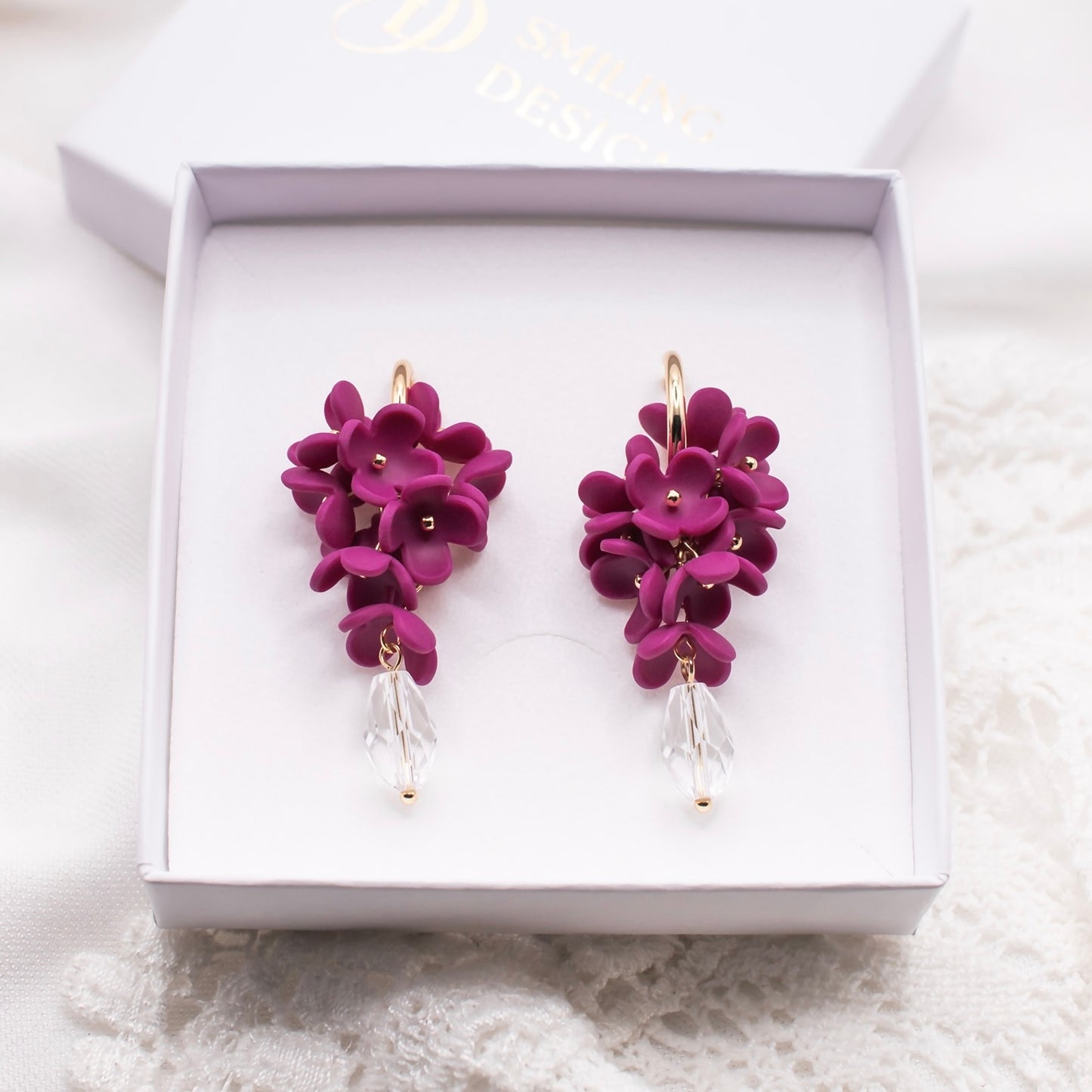 Selena-korvakorut, fuksia