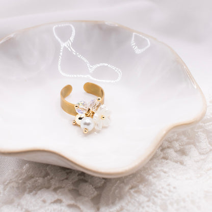 Celine-sormus, valkoinen