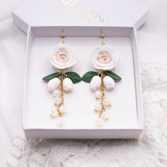 Melody-korvakorut, valkoinen