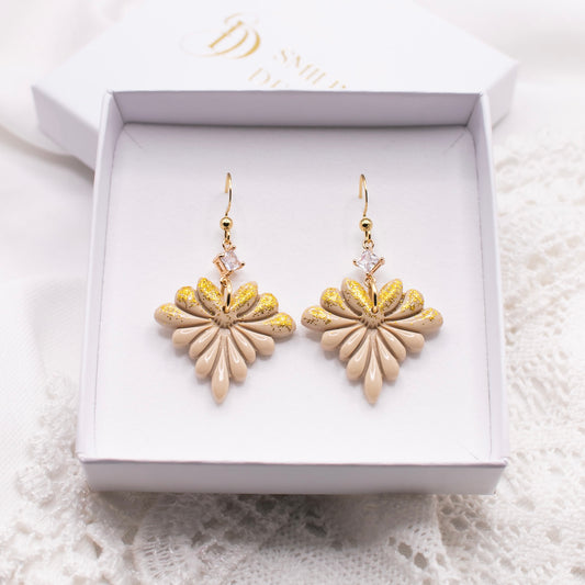 Vivian-korvakorut, beige