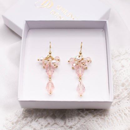 Bea-korvakorut, vaaleanpunainen