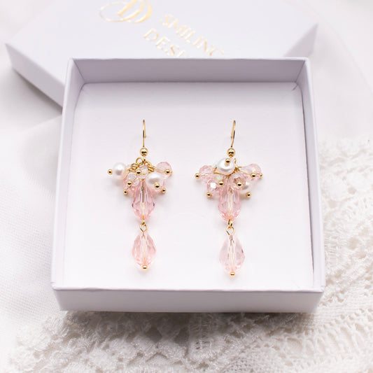 Bea-korvakorut, vaaleanpunainen