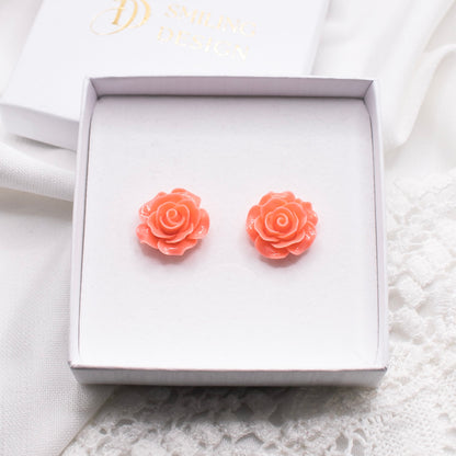 Rosa-nappikorvakorut, roosa