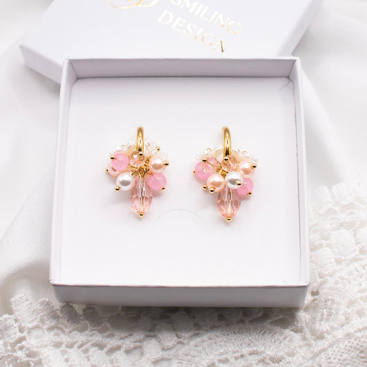 Celine-korvakorut, roosa