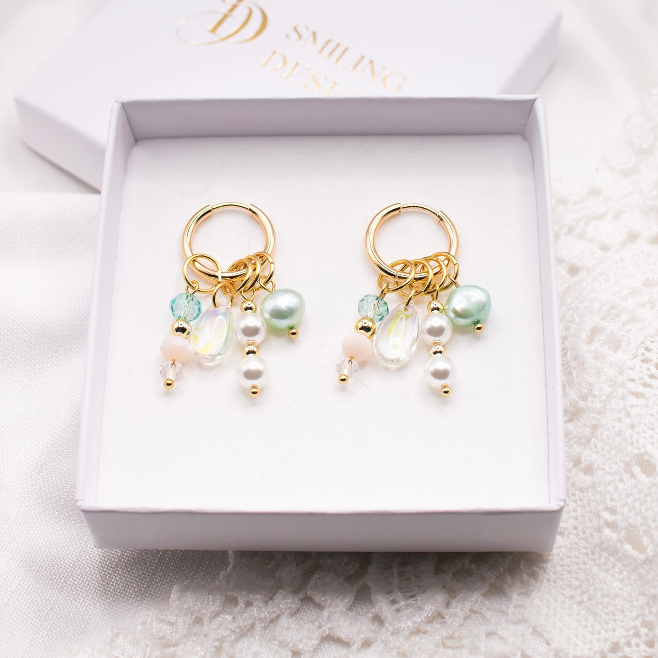 Candy-korvakorut, turkoosi