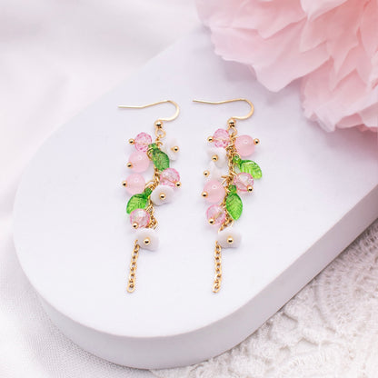 Jade-korvakorut, pinkki