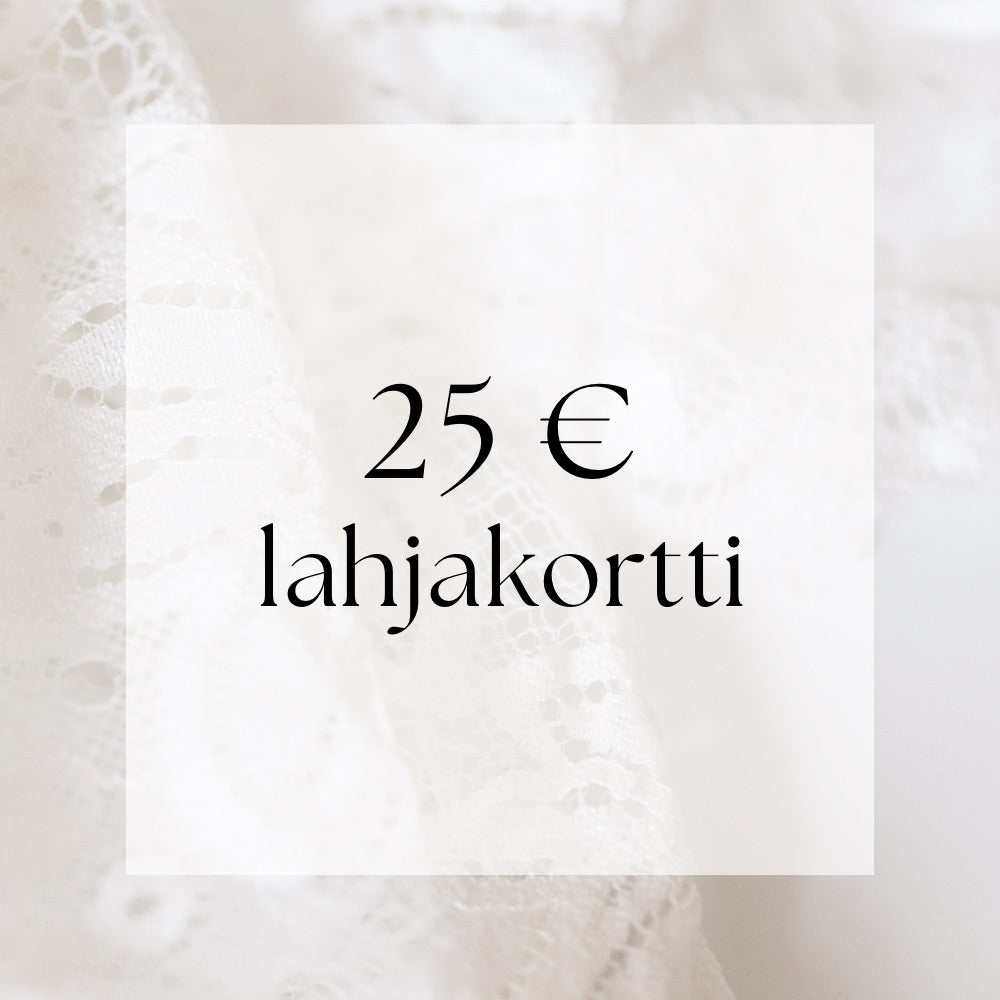 Lahjakortti 25 €